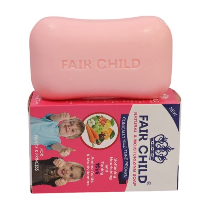 Fair-Child-Natural-Moisturizing-Soap-with-Amino-Acids-Multivitamins-–2 Fair Child Natural & Moisturizing Soap with Amino Acids & Multivitamins – 150g - Image 1