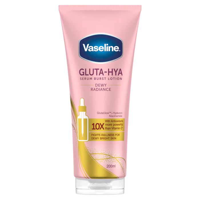 Vaseline Gluta-Hya Dewy Radiance Serum Burst Lotion 330ML - Image 2