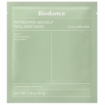 Biodance Real Deep Soothing Seaweed Refreshing Face Mask 34g 4pk - Image 3