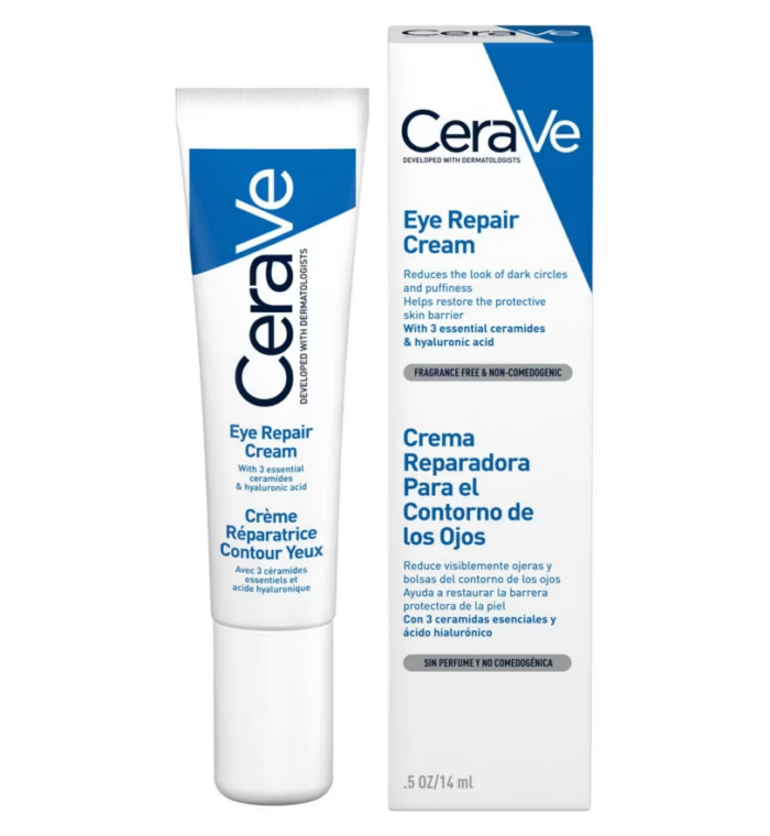 CeraVe Eye Repair Cream with Ceramides & Hyaluronic Acid for Dark Circles & Puffiness 14ml offer CeraVe Eye Repair Cream with Ceramides & Hyaluronic Acid for Dark Circles & Puffiness 14ml - Image 1