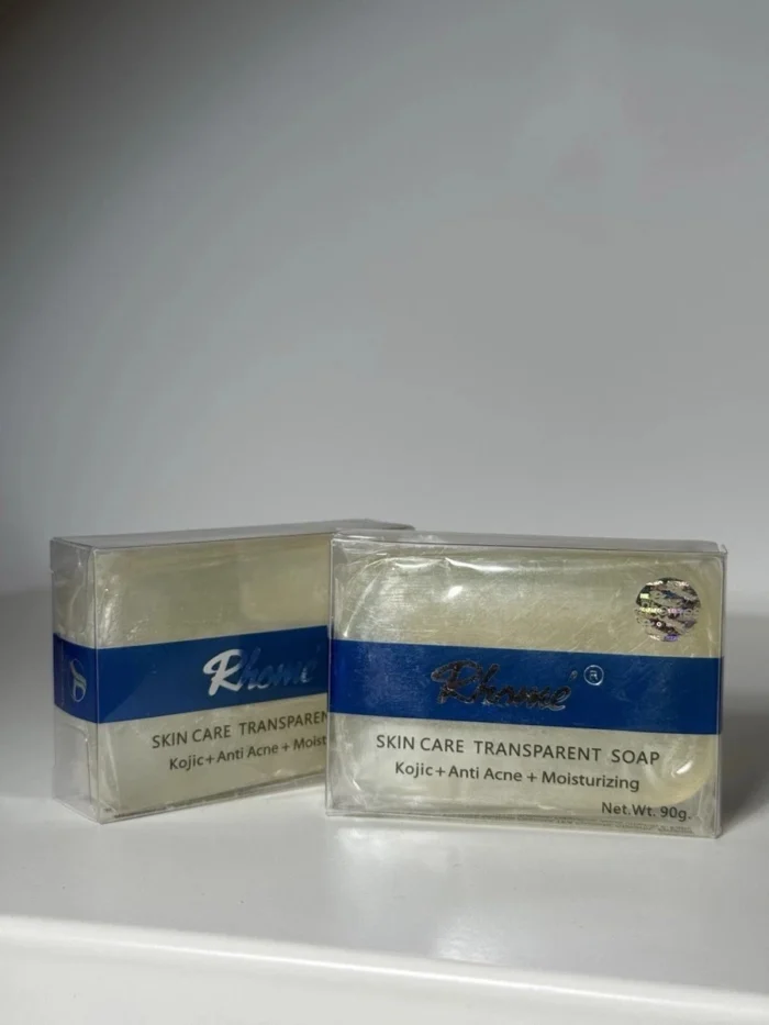 2x RHOME Skincare Transparent Soap - Image 1