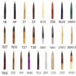 30 Inches Bone Straight Extensions (synthetic)