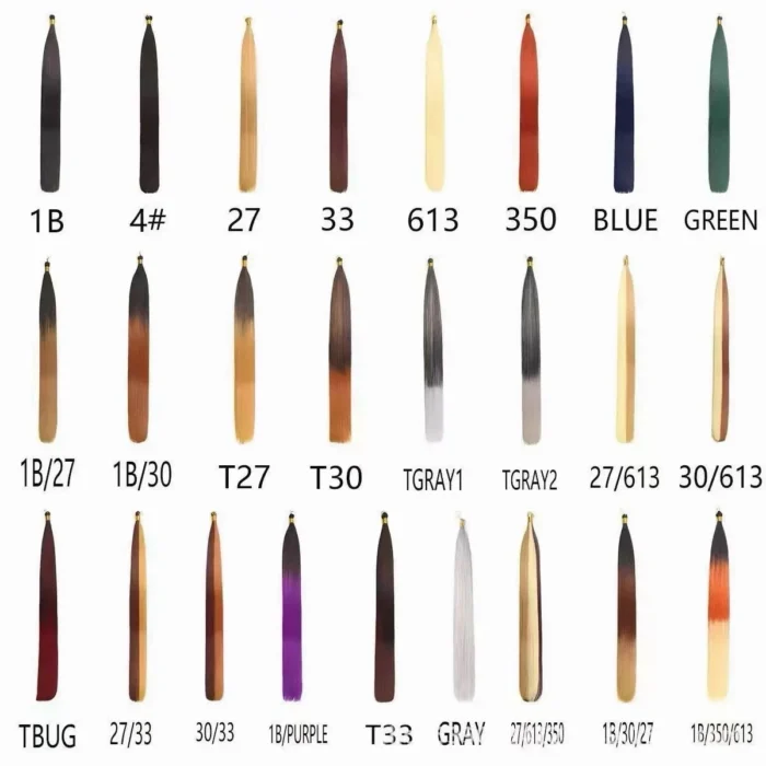 30 Inches Bone Straight Extensions (synthetic) - Image 1