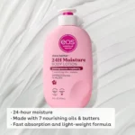 eos Shea Better Body Lotion Pomegranate Raspberry, 24-Hour Moisture Skin Care, Lightweight & Non-Greasy, Made with Natural Shea, Vegan, 16 fl oz - Image 2