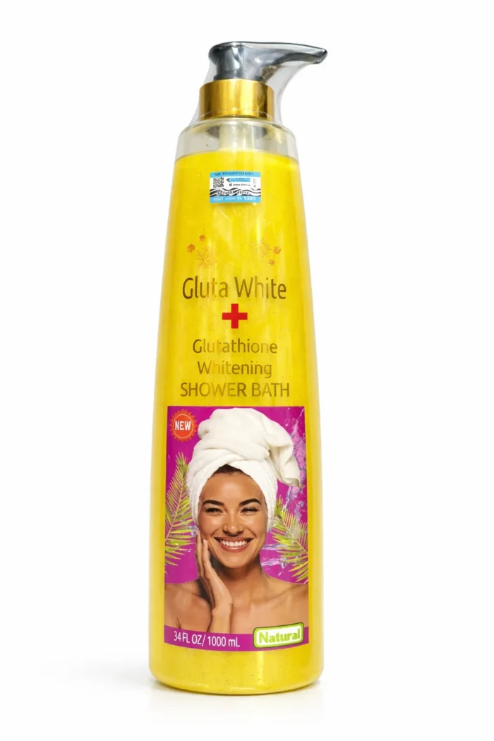 Gluta White+ Glutathione Whitening Shower Gel 1000ml - Image 1