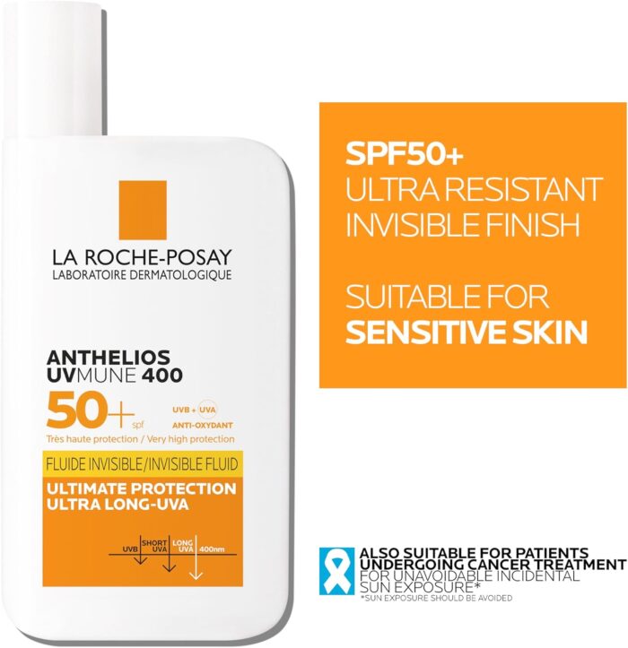 La Roche-Posay Anthelios UVmune 400 Invisible Fluid SPF50+ 50ml - Image 1