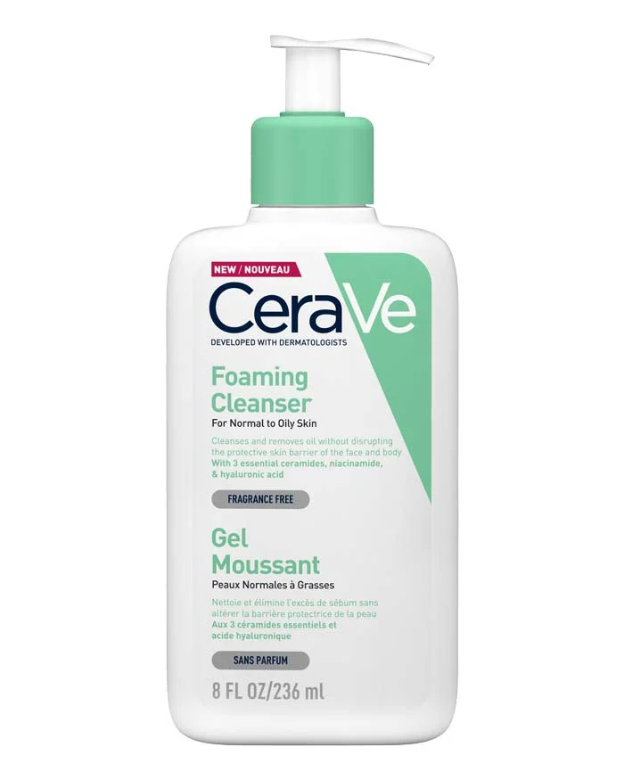 foaming-cleanser-236ml-1-lg CERAVE FOAMING CLEANSER for normal to oily skin - Image 1