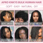 14” Micro Twist 100% Human Hair - Image 2