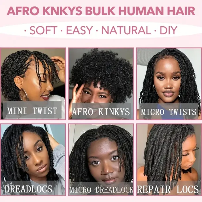 14” Micro Twist 100% Human Hair - Image 2